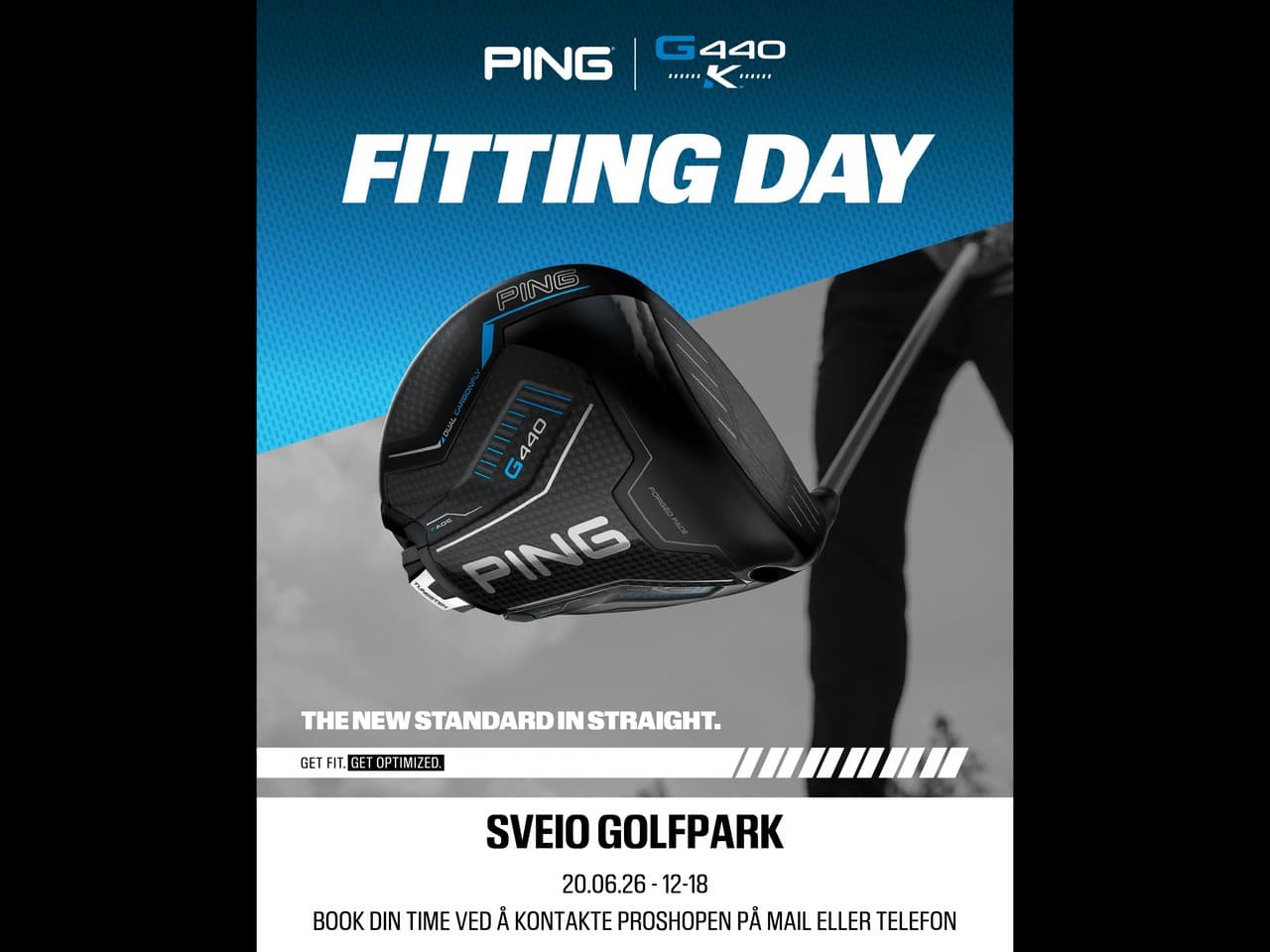 🏌️♂️ PING FITTING DAY – LØRDAG 20. JUNI! 🏌️♀️
