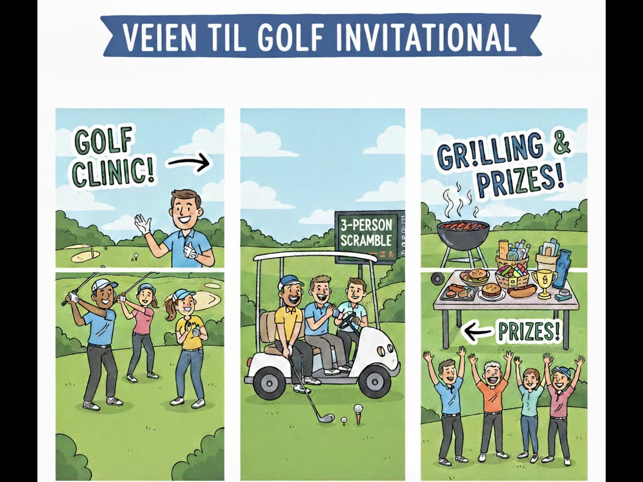 Veien til Golf Turnering